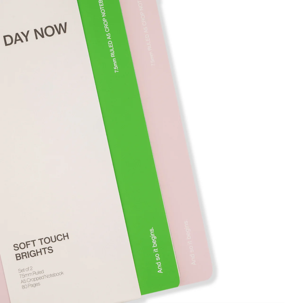 Soft Touch Notebooks Set of 2 Ruled A5 Cropped - Image 11