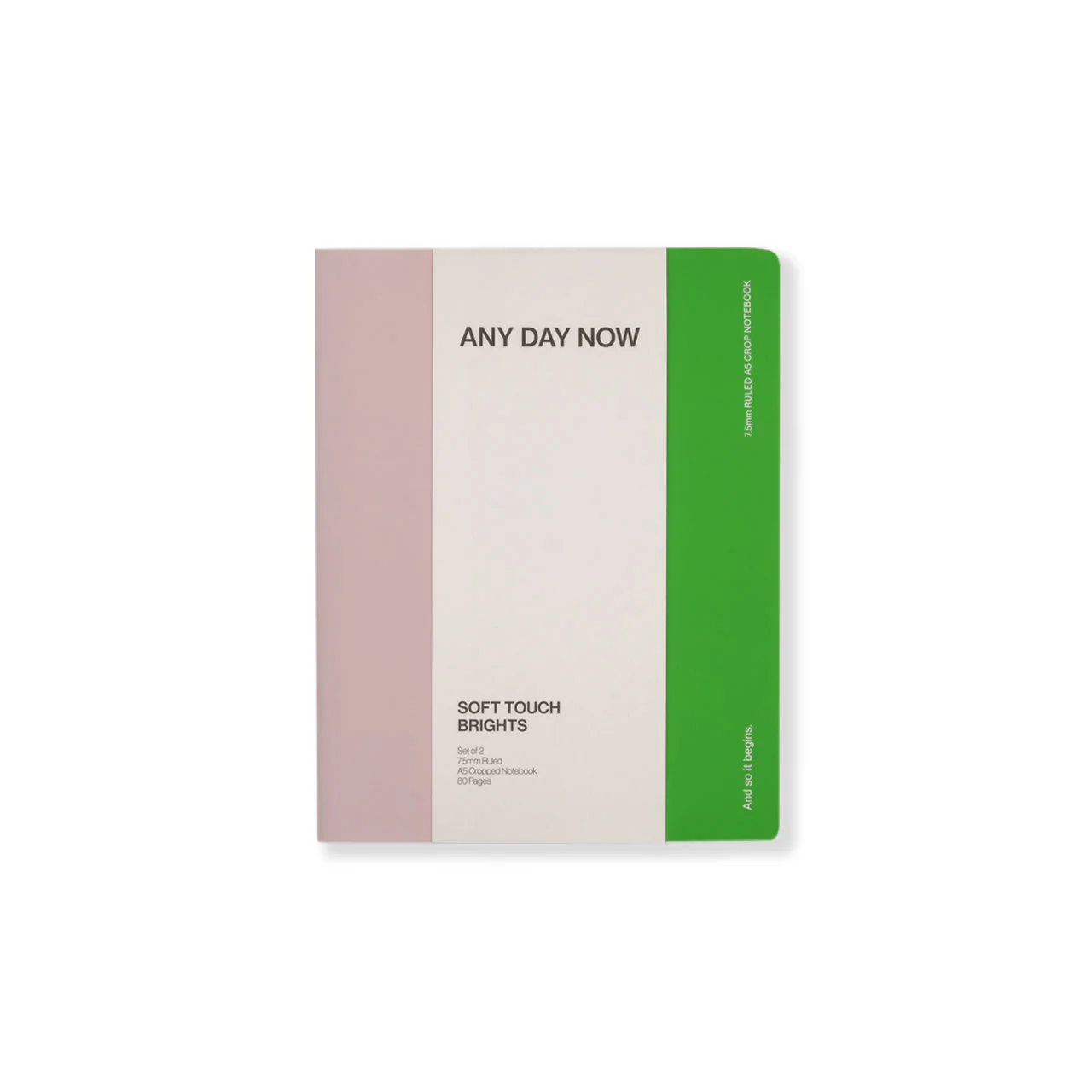 Soft Touch Notebooks Set of 2 Ruled A5 Cropped - Image 17