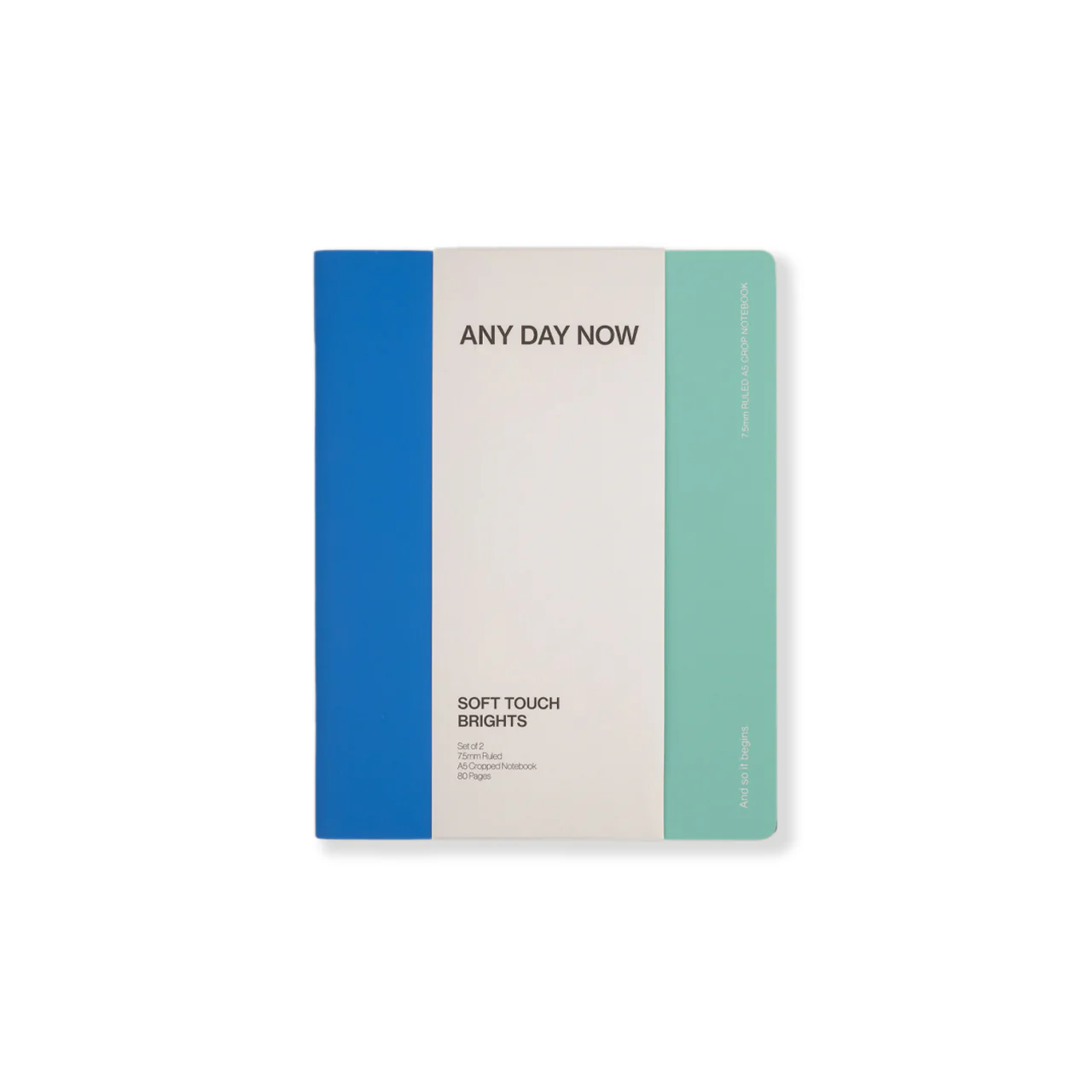 Soft Touch Notebooks Set of 2 Ruled A5 Cropped - Image 19