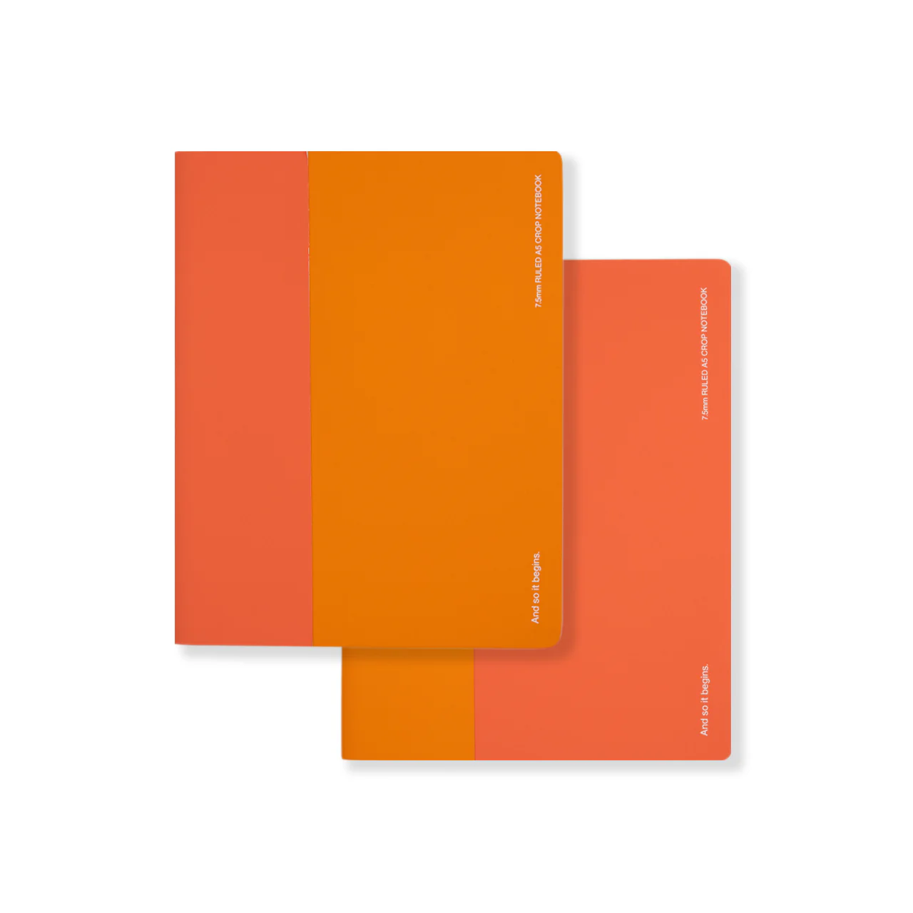 Soft Touch Notebooks Set of 2 Ruled A5 Cropped - Image 3