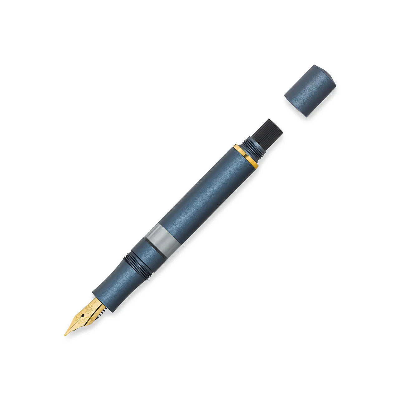 AL Sport Navy Piston Filler Fountain Pen Starter Set - Image 3