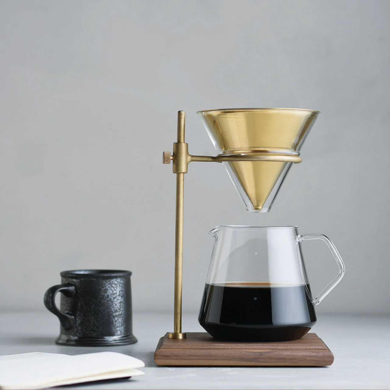 SCS Brass Pourover Coffee Stand Set - Image 7
