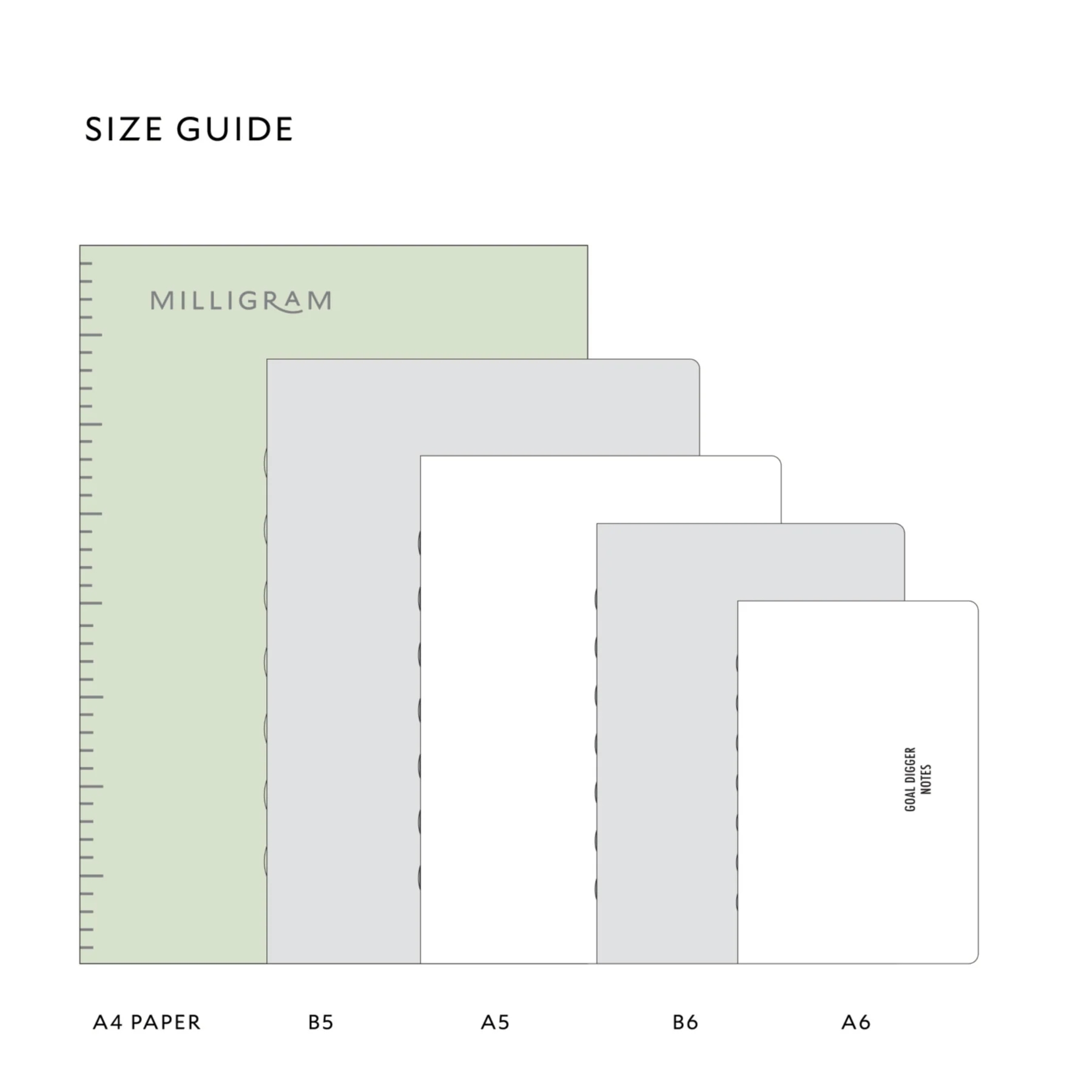 Get Shit Done Minimal Notebook A6 - Image 8