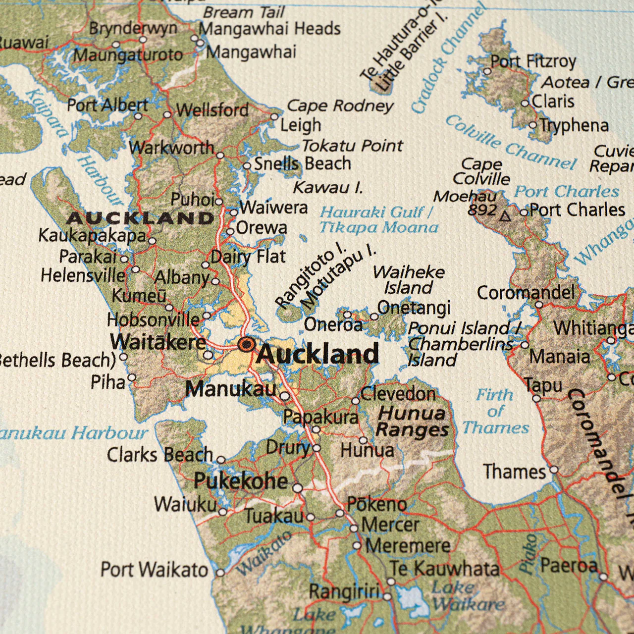 New Zealand / Aotearoa Canvas Map - Image 3