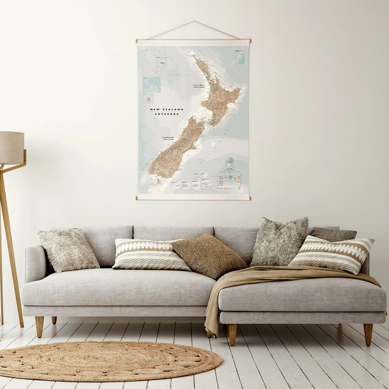 New Zealand / Aotearoa Canvas Map - Image 5